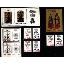 Polen - Solidaritet (Solidarnosc) - Mærkater.